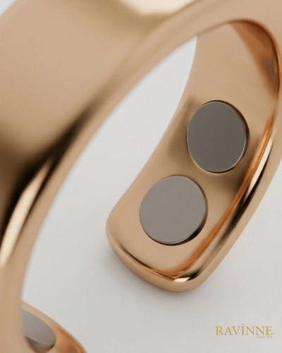 Anel RingLife™ 18K - Tecnologia para Relaxamento, Sono e Bem-Estar [Frete Grátis]