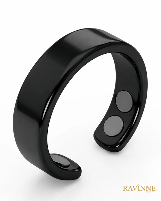 Anel RingLife™ 18K - Tecnologia para Relaxamento, Sono e Bem-Estar [Frete Grátis]