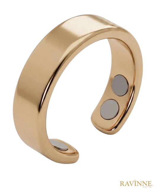 Anel RingLife™ 18K - Tecnologia para Relaxamento, Sono e Bem-Estar [Frete Grátis]